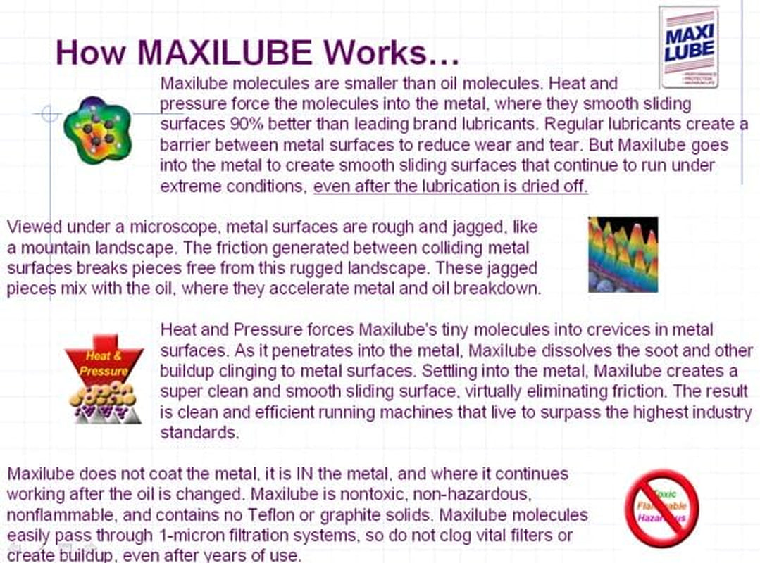 (8Oz) Antifriction Metal Treatment for Cars, Trucks, and Other Vehicles and Applications