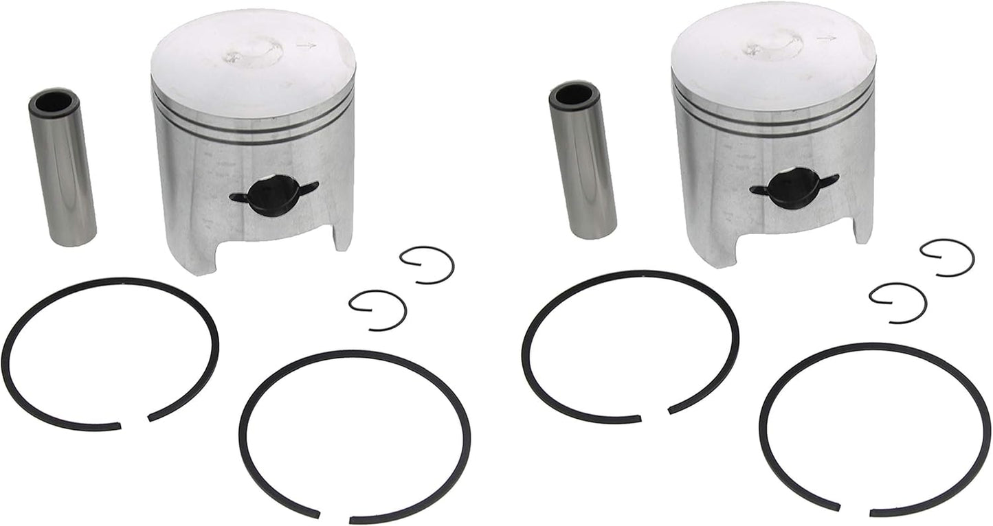 Piston and Gasket Kit for Arctic Cat Panther 1986-1988 Snowmobile by