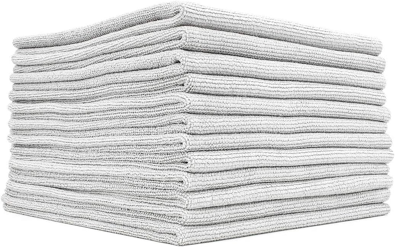 - the Edgeless Pearl - Professional Microfiber Detailing Towel for Ceramic Coating, Leveling & Sealant Removal, Scratch-Free & Tagless, 320Gsm, 16X16 Inches, Ice Grey - 12-Pack