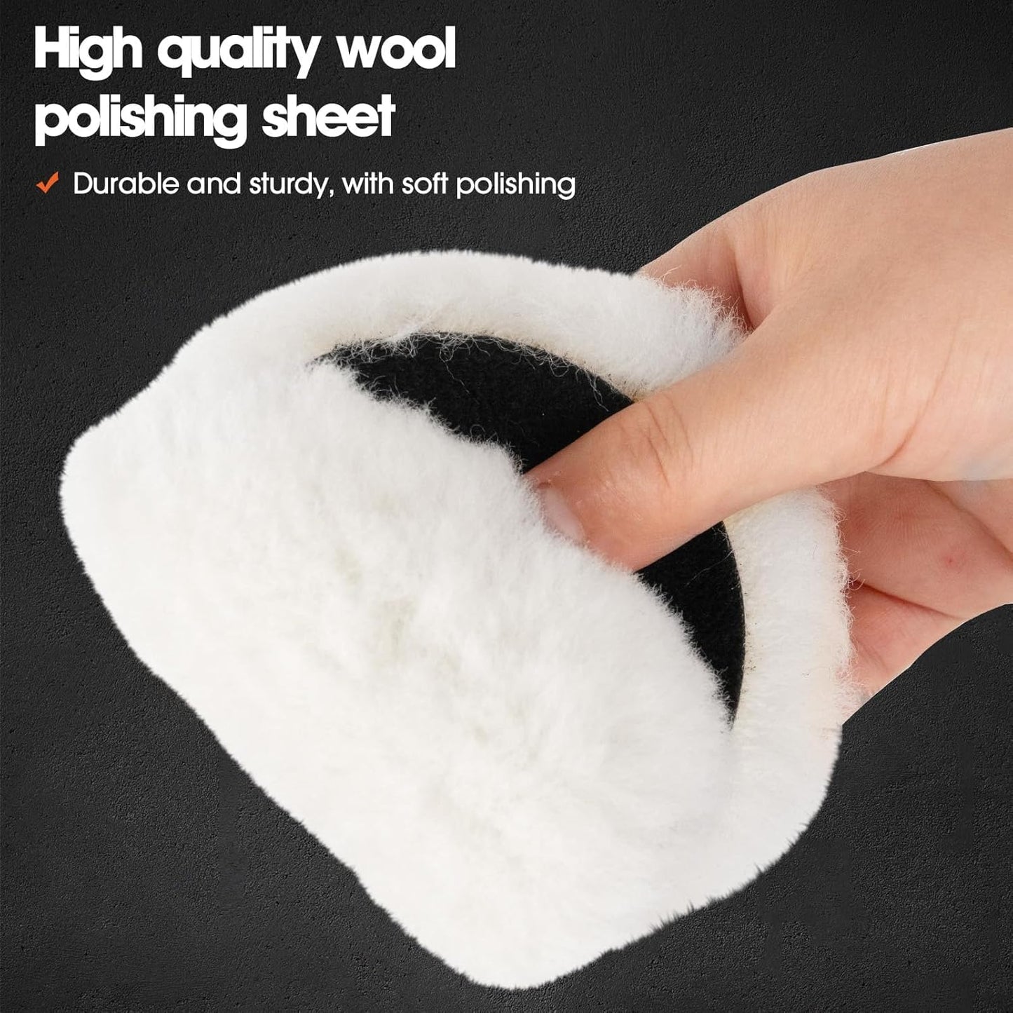 Car Buffing Pads for Drill Kit, 47Pcs 1Inch 2Inch 3Inch Polishing Pads, Mini Car Detailing Kit with M14 Thread Backing Pad & Adapters for Polishing, Buffing, Waxing