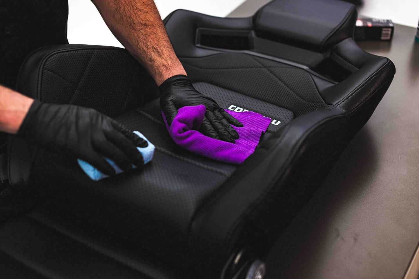 - the Edgeless Pearl - Professional Microfiber Detailing Towel for Ceramic Coating, Leveling & Sealant Removal, Scratch-Free & Tagless, 320Gsm, 16X16 Inches, Ice Grey - 12-Pack