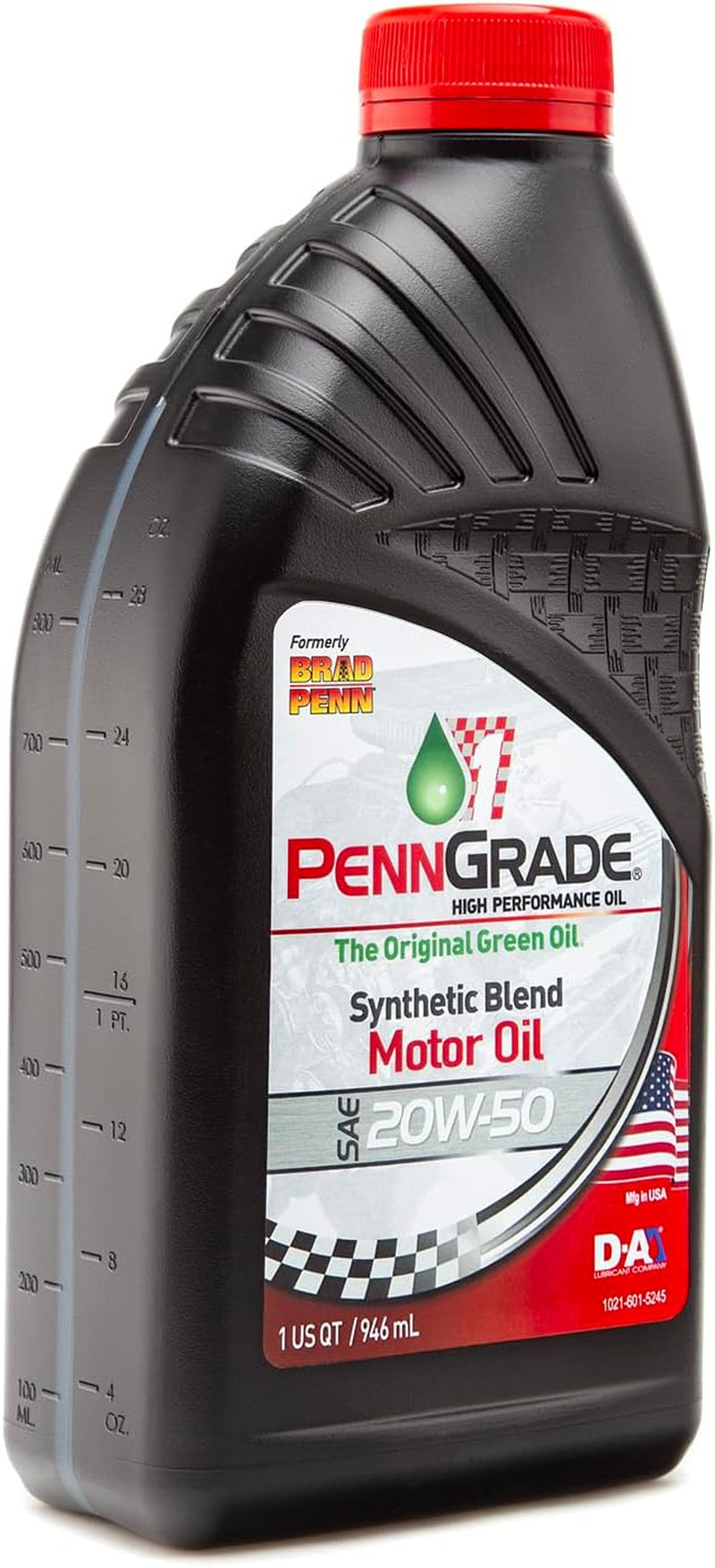 , 71196, Synthetic Blend High Performance Oil SAE 20W-50, 1 Quart (6 Pack)