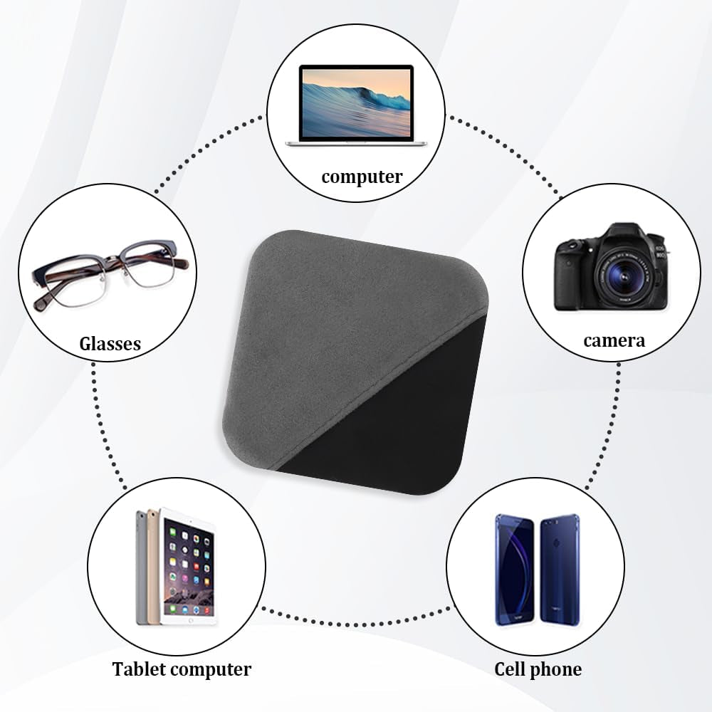 Car Screen Cleaner Cloth,Rapid Dust Removal Microfiber Cleaning Cloth for Car Display,Cell Phones,Dashboard,Double Sided Car Touch Screen Cleaner Car Accessories for Car,Truck,Suv