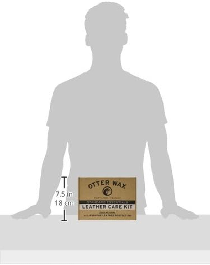 Leather Care Kit | 100% All-Natural Leather Care Products | Made in the USA | Includes Saddle Soap & Leather Salve | Color Safe | Ideal for Shoes, Boots, Jackets, Car Interiors