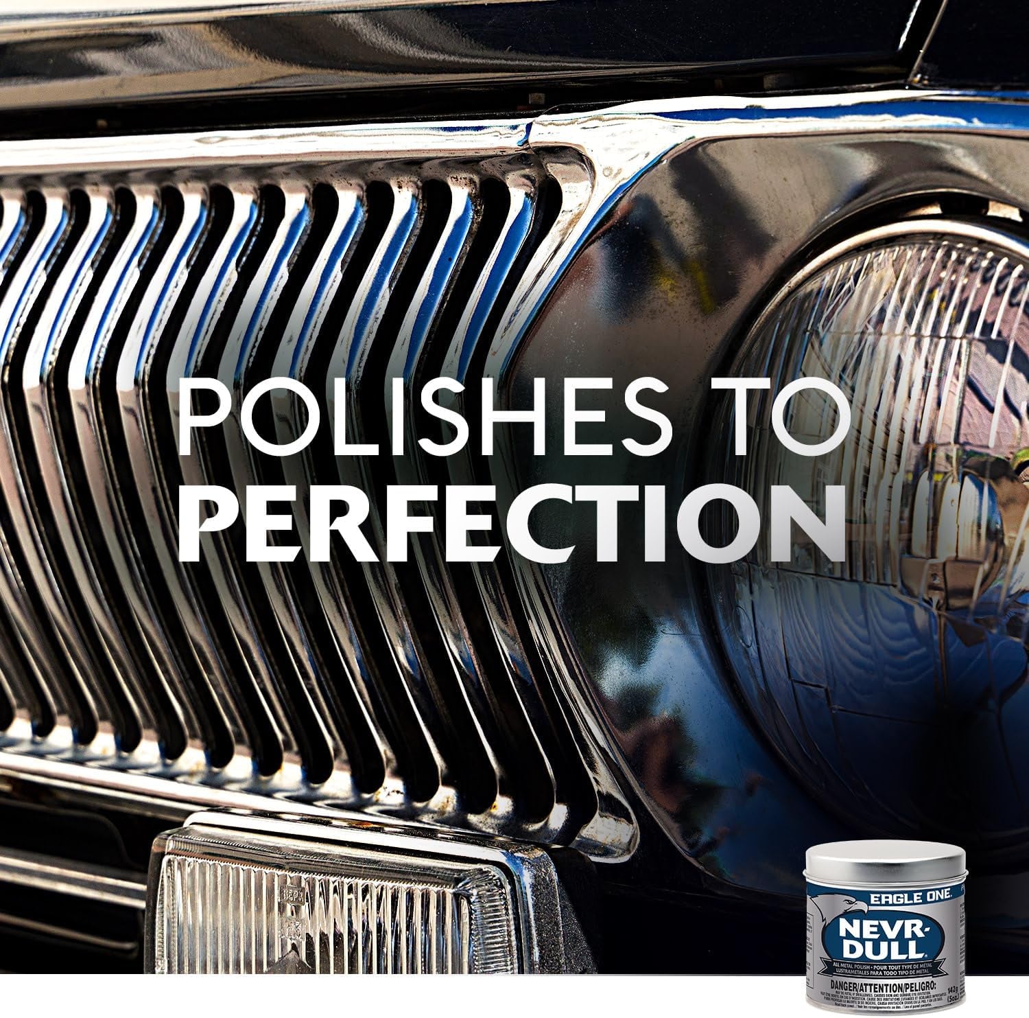 Car Polish, Nevr-Dull Wadding Metal Polish, 5 Oz