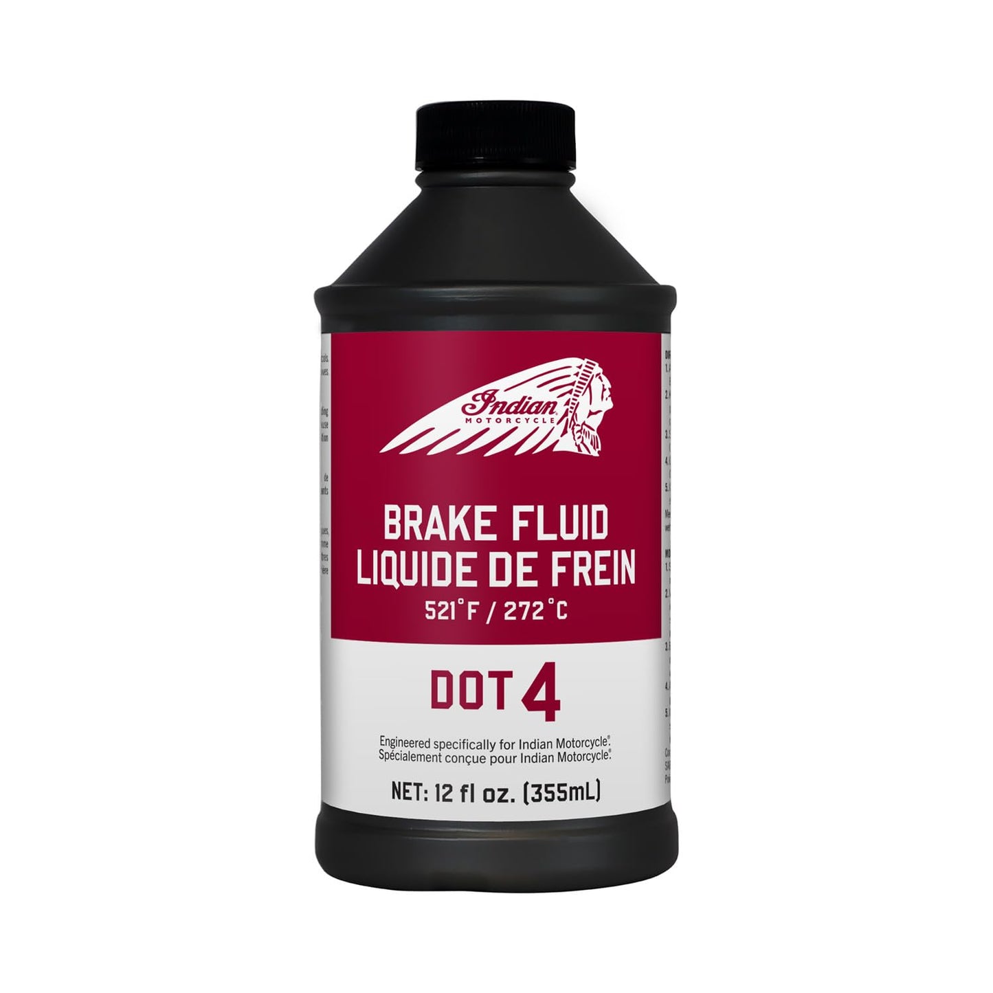 Dot 4 Brake Fluid, for Specific Models, for Maximum Brake Lever Response and Sensitivity, 12 Oz., Part 2880016