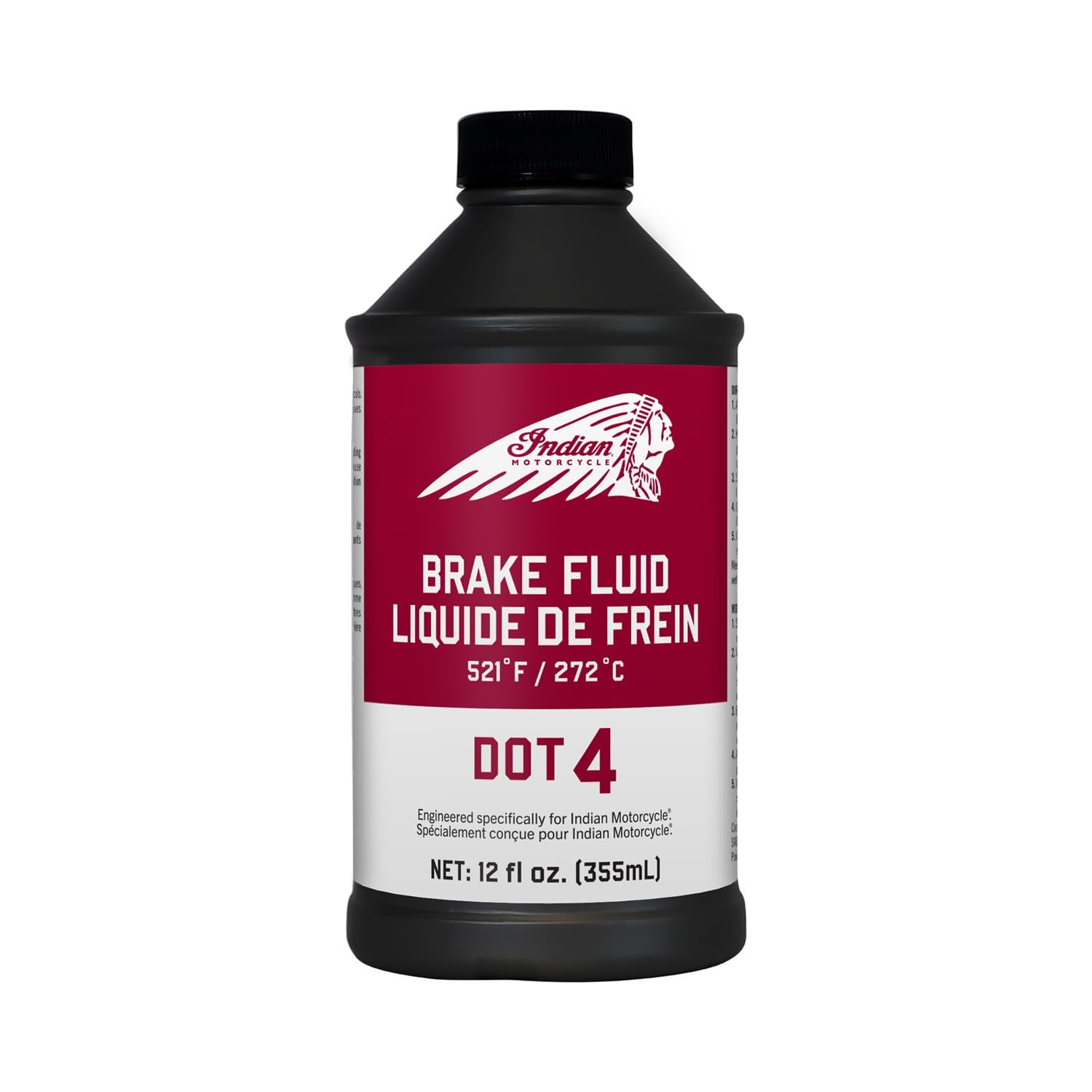 Dot 4 Brake Fluid, for Specific Models, for Maximum Brake Lever Response and Sensitivity, 12 Oz., Part 2880016