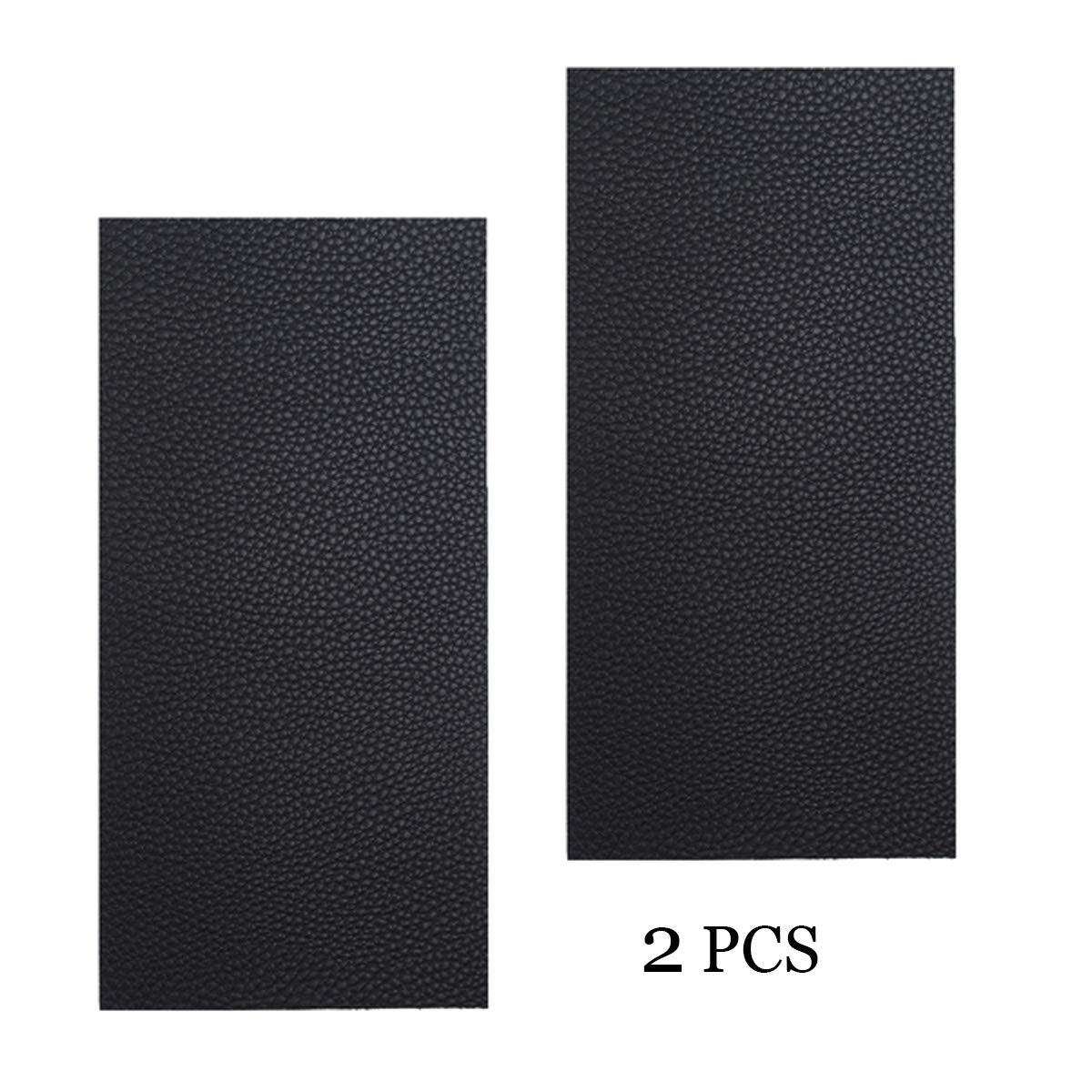 Leather Repair Kits for Couches and Cars, Leather Repair Patches Super-Thin Vinyl Repair Kit 2 PCS Black