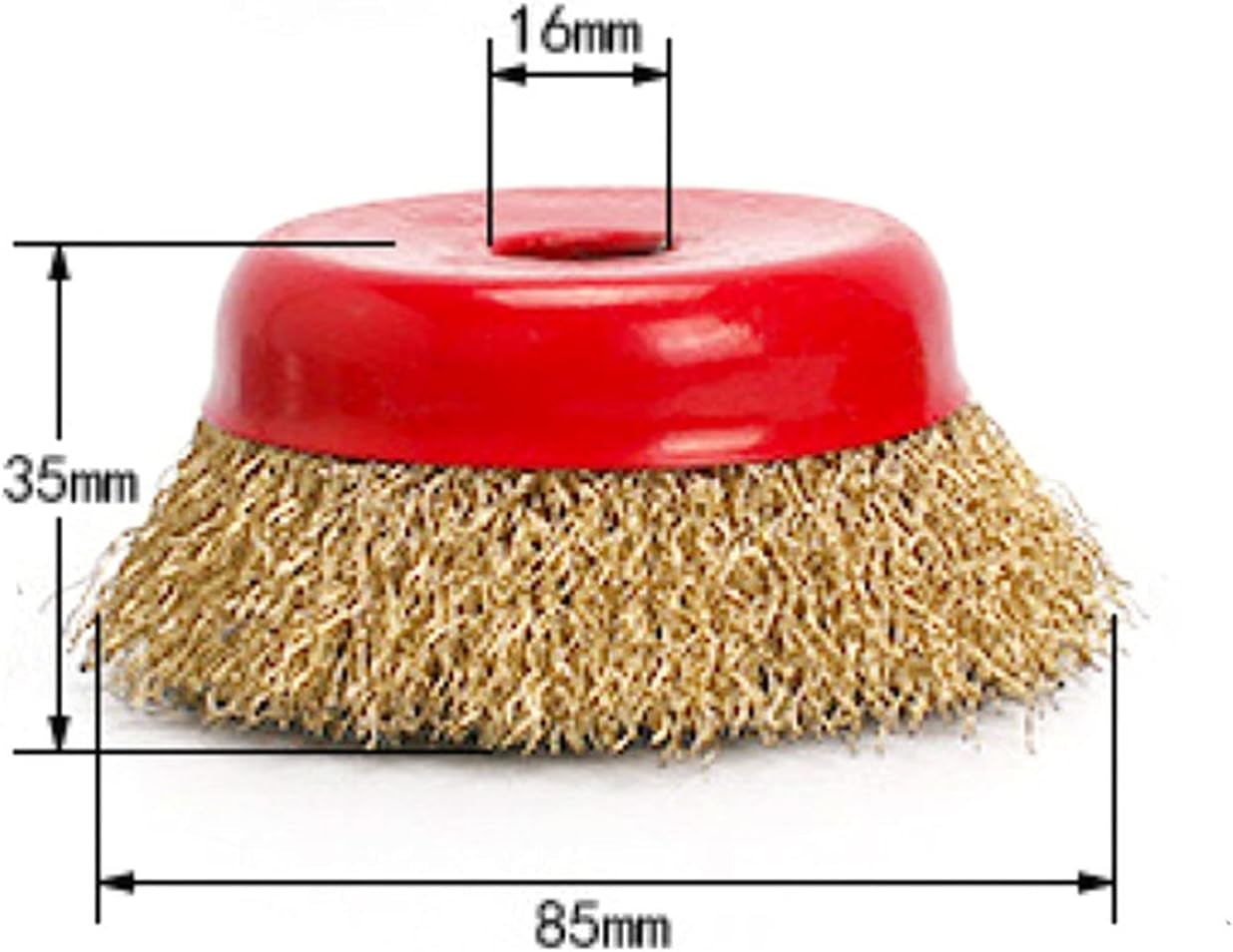 Polishing Pad 4Pcs Grinding Wire Brush Metal Rust Removal Polishing Wheel Copper Wire Wheels Rims Steel Wire Wheel Brush for Angle Grinders High Chemical Resistance and Durability Perform