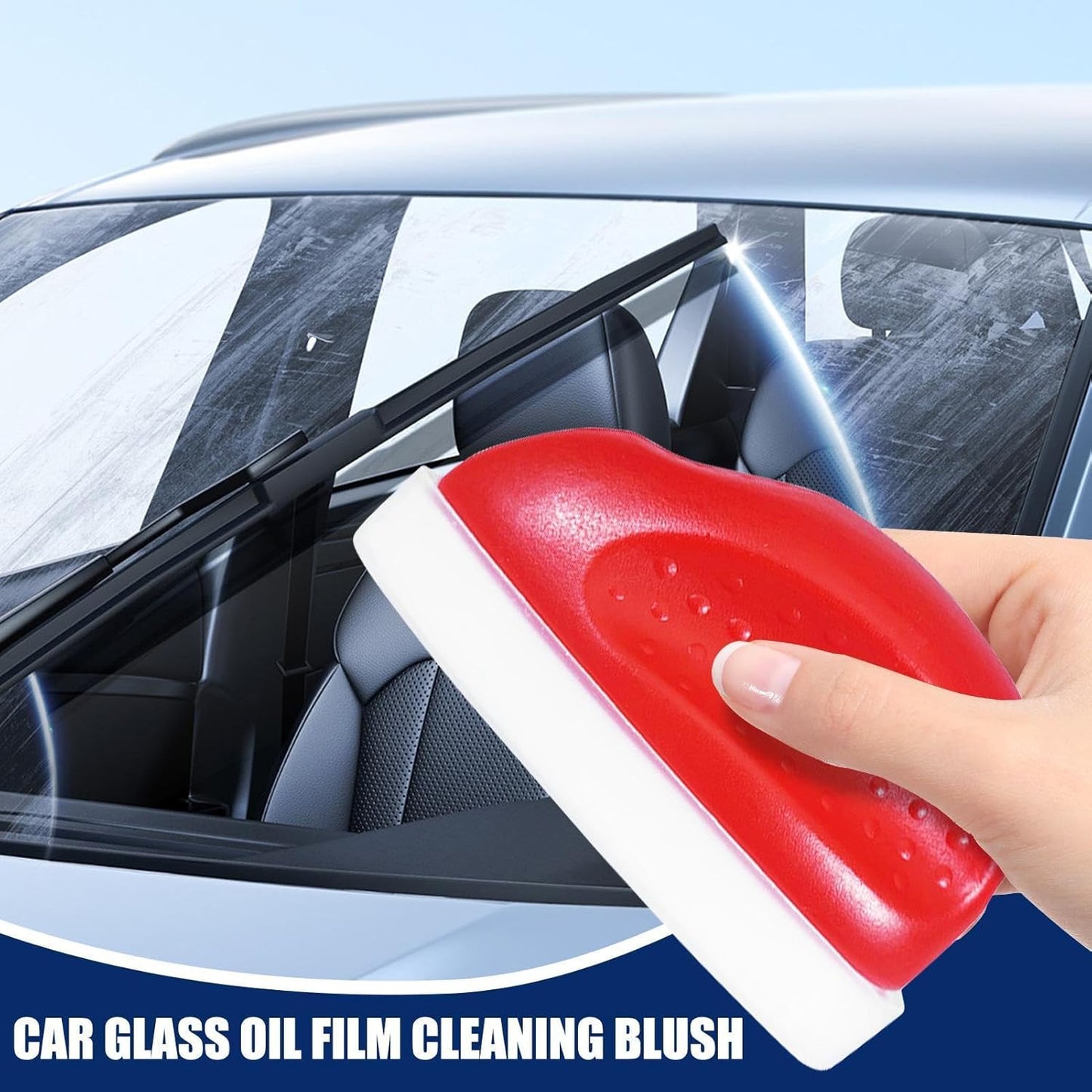 Automobile Oil Film Cleaning Brush | Oil Residues Brush | Car Cleaning Brush | Grease Removal Brush, Engine Bay Cleaning Brush, Car Detailing Brush, Oil Film Removal Brush