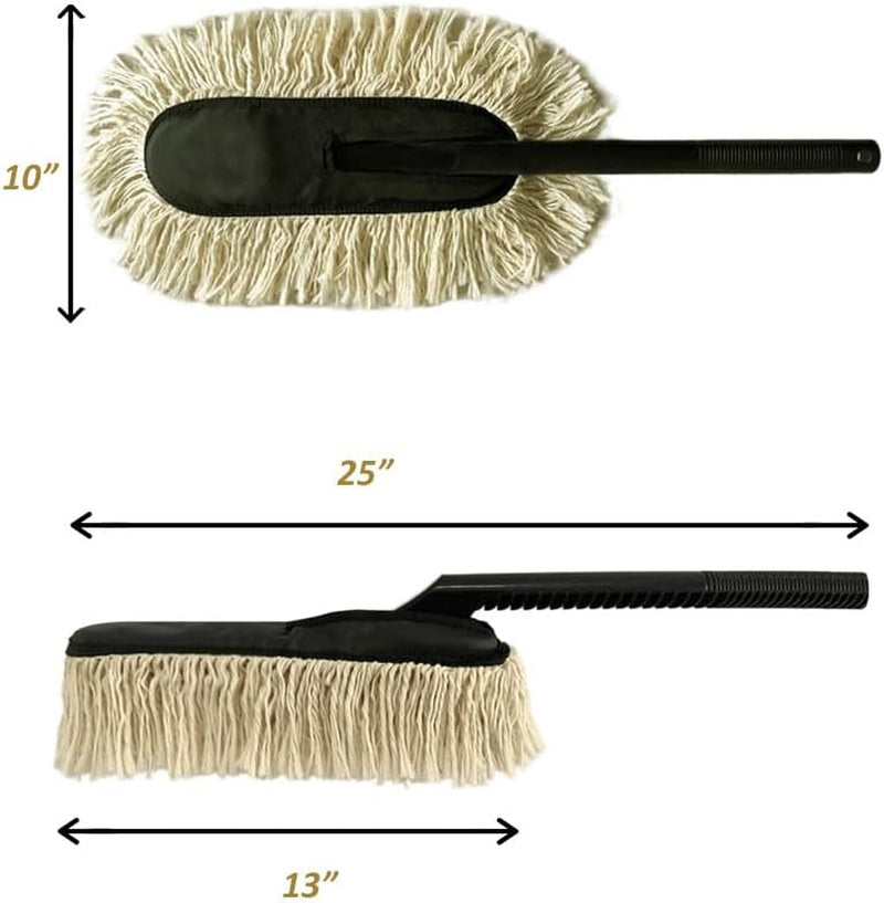 The  Car Duster – 100% Wax-Treated for Instant Dust Removal | No Scratches, No Hassle, Just a Clean Car