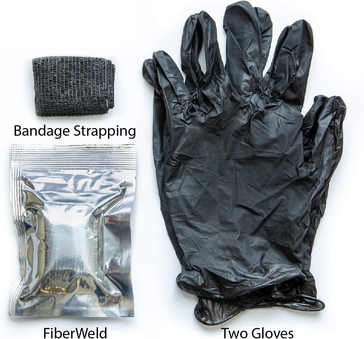 38237 Fiberweld 2 In. W X 36 In. L Automotive Repair Cast Kit, Black
