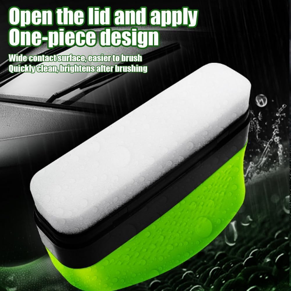 Automotive Oil Film Cleaning Brush, Car Windshield Cleaner, Clear Vision Glass Cleaner, Prevents Rain and Fog Cleaning Glass Brush (1Pcs) (1)