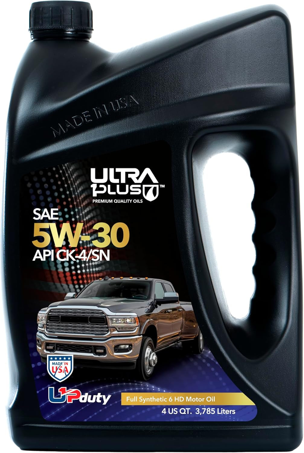 SAE 5W-30 Full Synthetic Heavy-Duty Motor Oil, API CK-4/SN (4 Gallon/16 QTS)