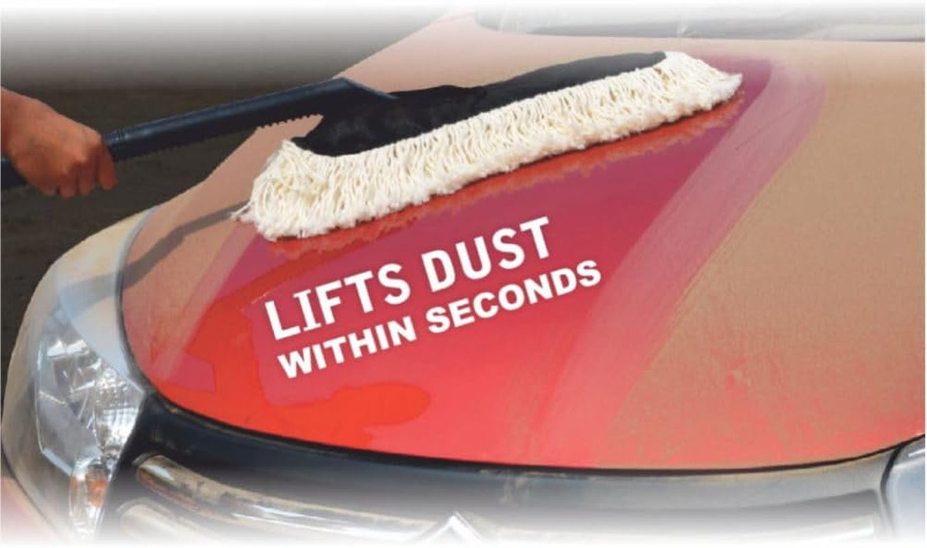 The  Car Duster – 100% Wax-Treated for Instant Dust Removal | No Scratches, No Hassle, Just a Clean Car
