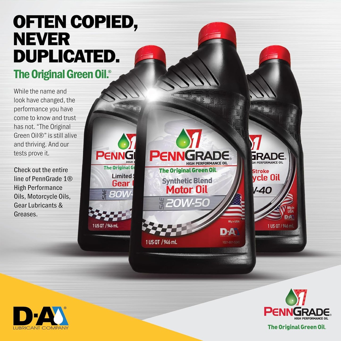 , 71446, Synthetic Blend High Performance Oil SAE 10W-40, 1 Quart