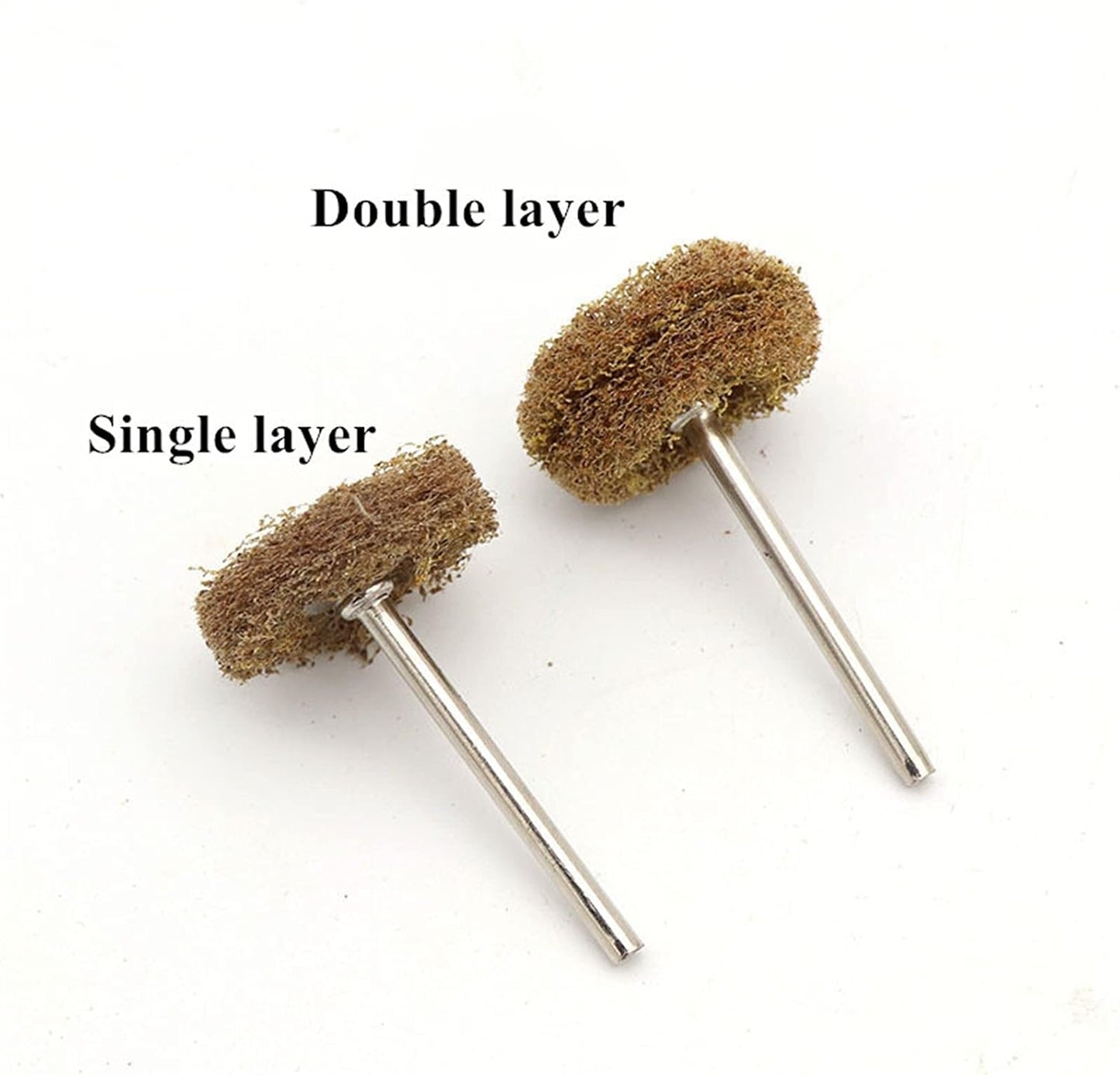 Polishing Pad 10Pcs Nylon Fiber Abrasive Brush Scouring Pad 3Mm Shank Grinding Sanding Head Buffing Polishing Wheel High Chemical Resistance and Durability Performanc