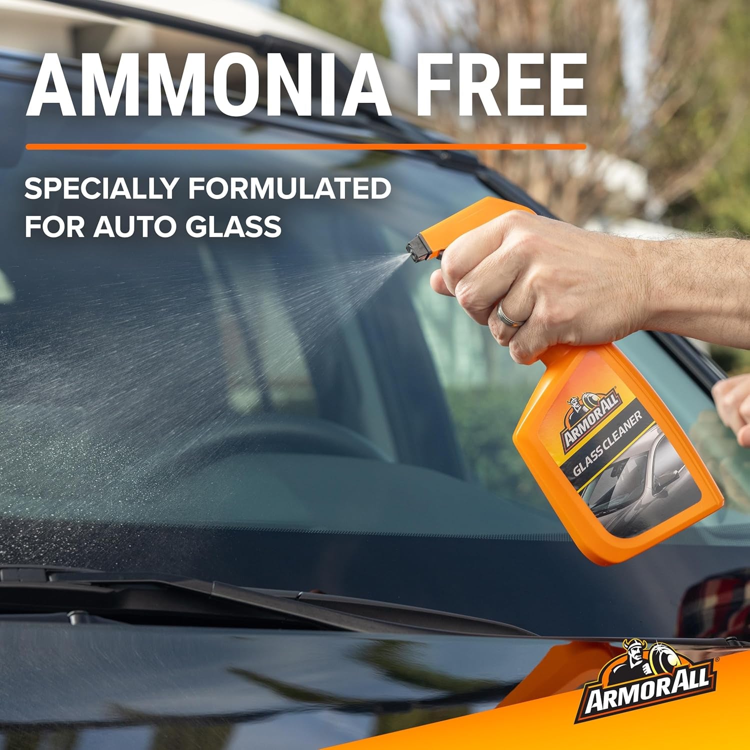 Liquid Auto Glass Cleaner by , Glass Cleaners for Cars, Trucks, 22 Fl Oz Each