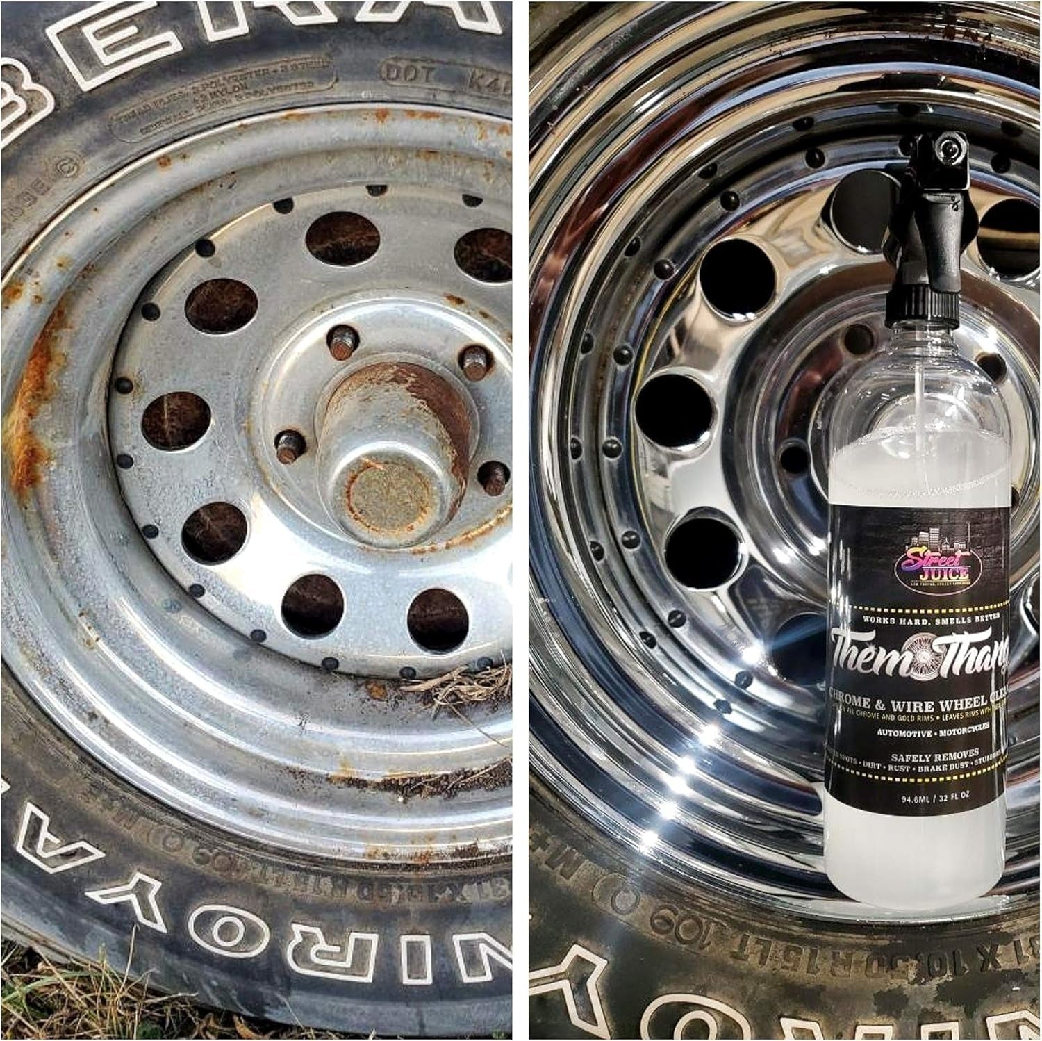 Them Thangz  - Street Juice Products 32Oz Chrome & Wire Wheel Cleaner
