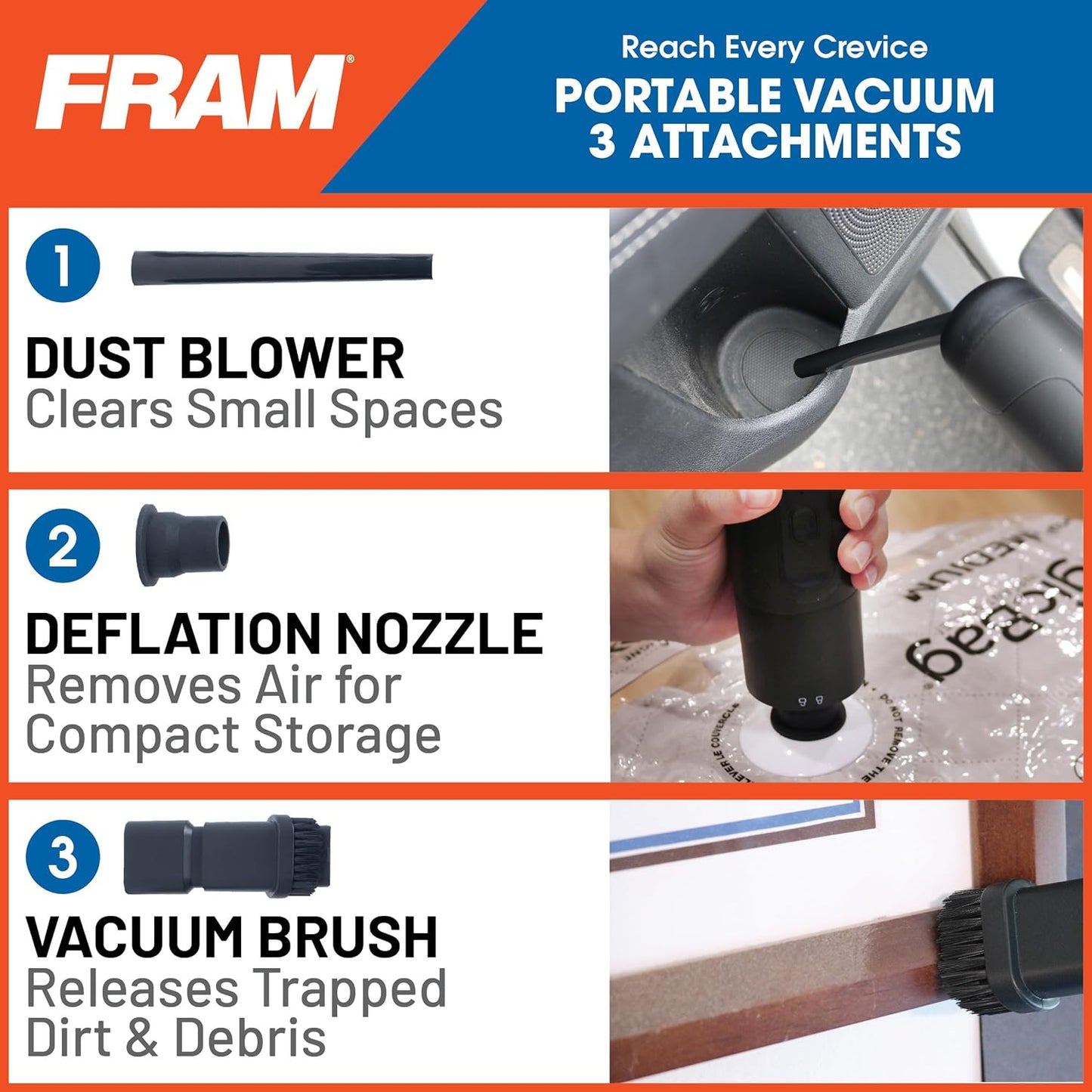 FEK40006 9Pcs Car Cleaning Kit, Includes 1Pc Handheld Vacuum, 1Pc Car Cleaning Gel, 7Pc the Detailer'S Choice Microfiber Towels for Interior and Exterior Detail Cleaning