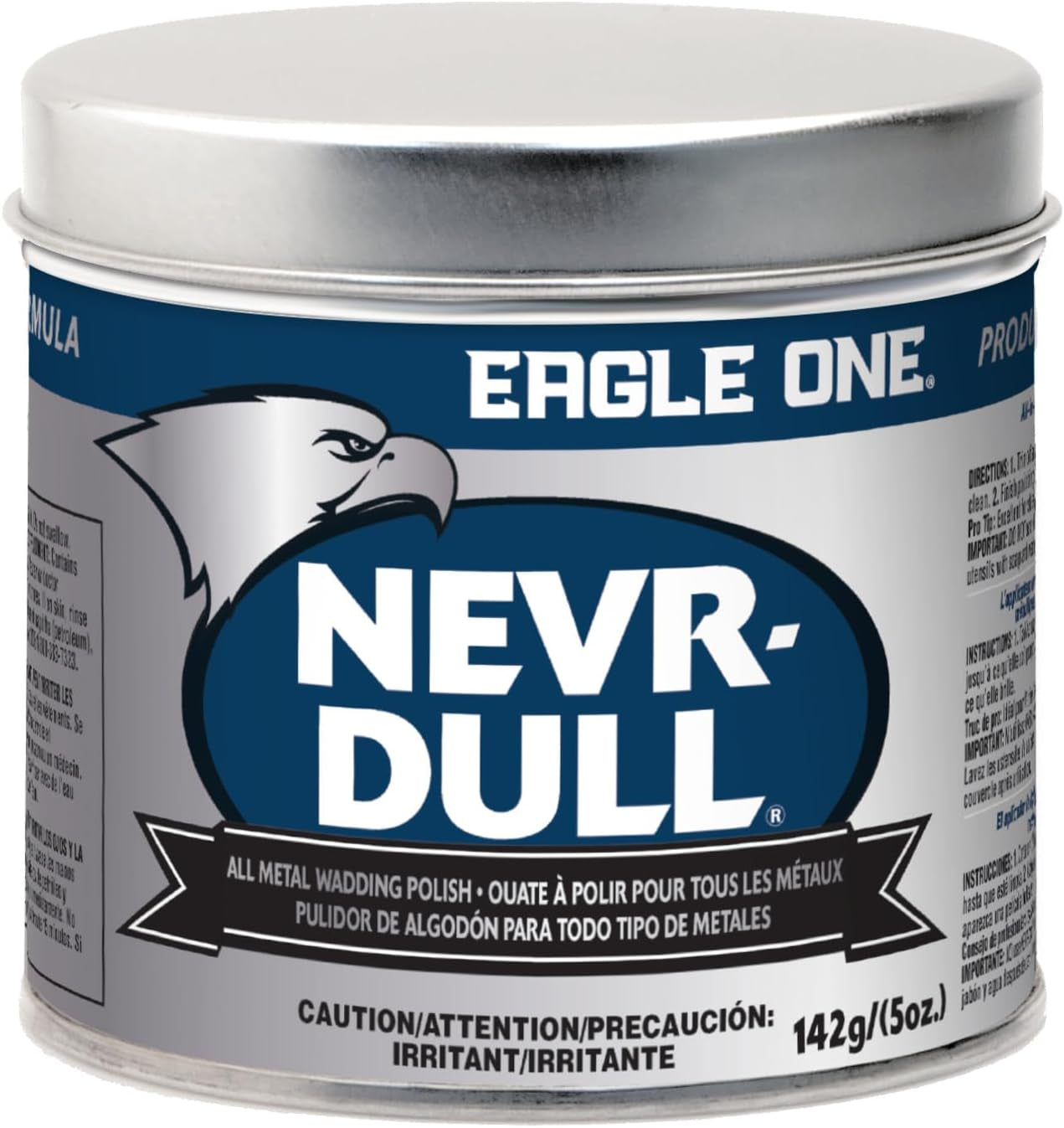 Car Polish, Nevr-Dull Wadding Metal Polish, 5 Oz