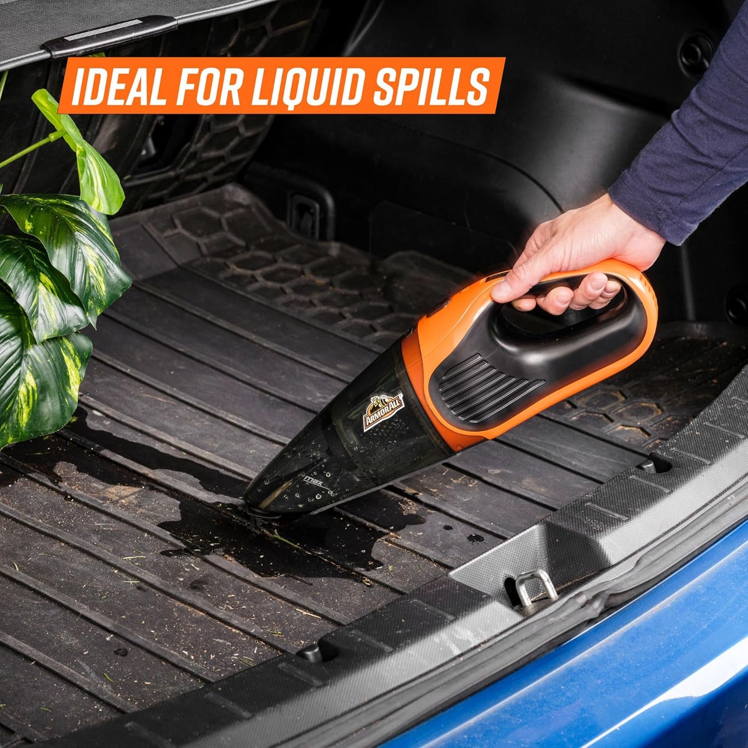 AA07V1 0902 Handheld Car Vac, Orange