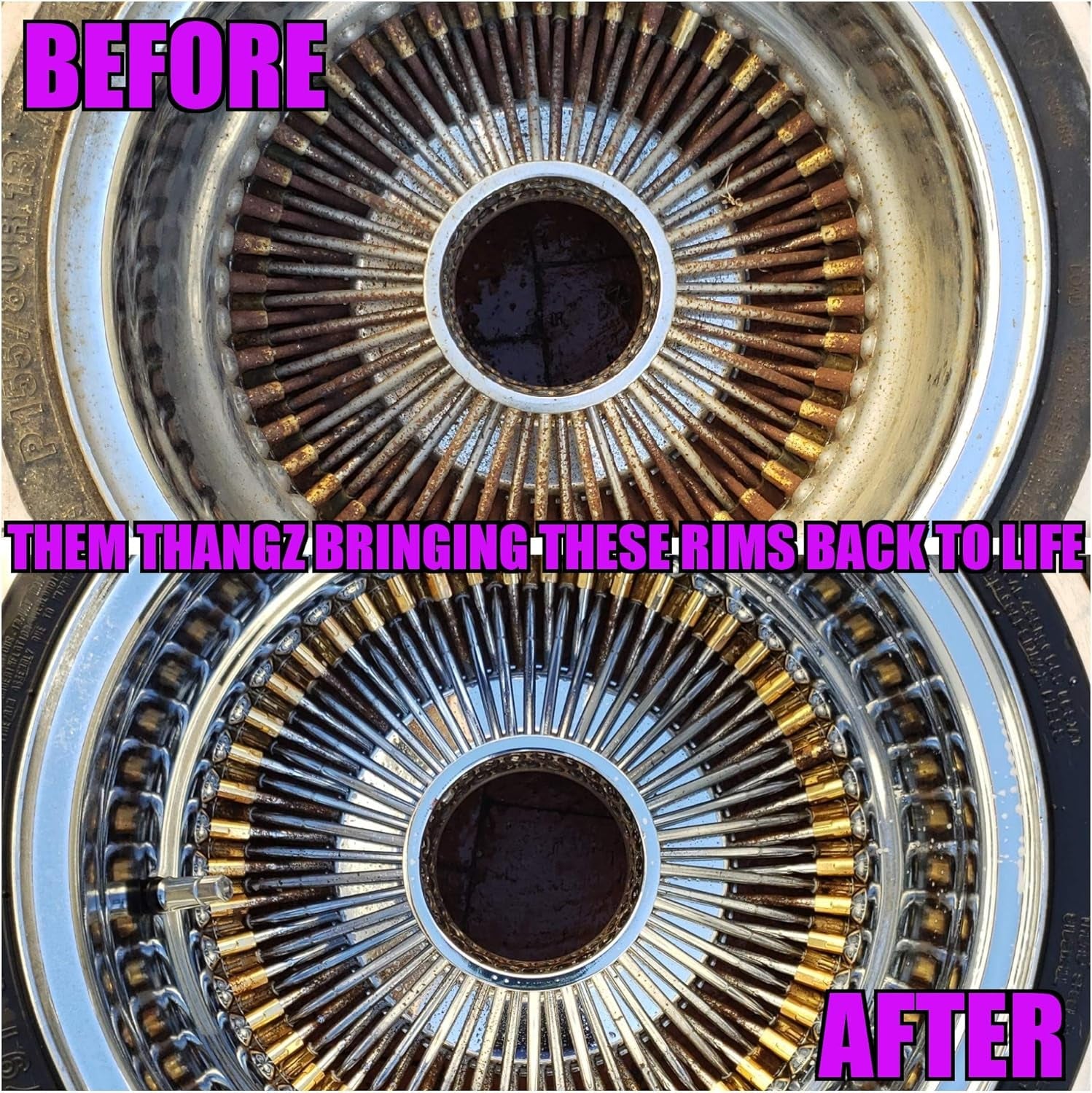 Them Thangz  - Street Juice Products 32Oz Chrome & Wire Wheel Cleaner