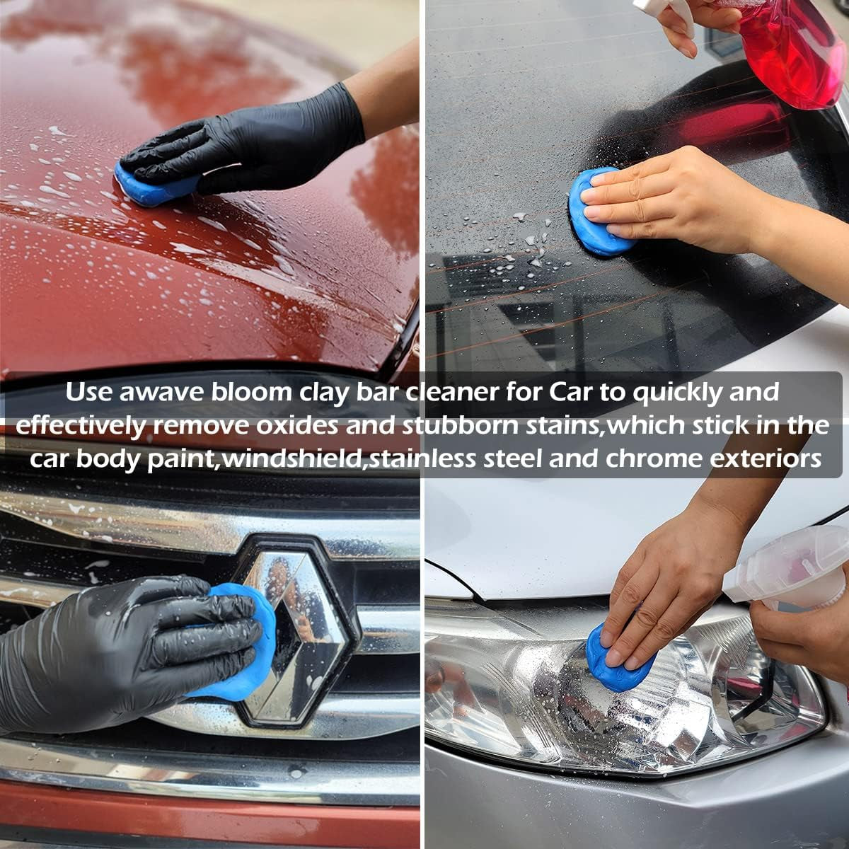 Windshield Washer Fluid Tablets and Car Clay Bars Auto Detailing