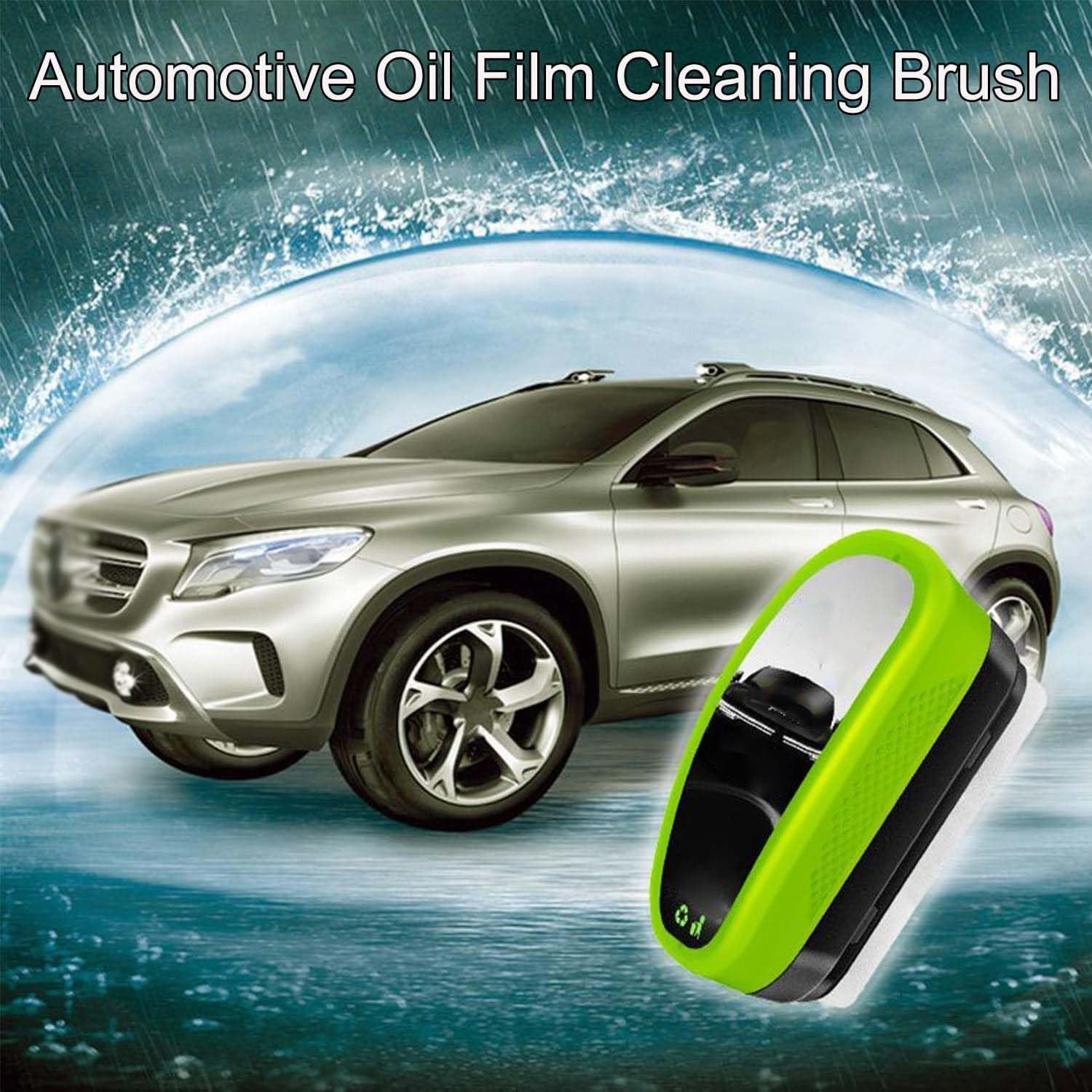Automotive Oil Film Cleaning Brush, Car Windshield Cleaner, Clear Vision Glass Cleaner, Prevents Rain and Fog Cleaning Glass Brush (1Pcs) (1)