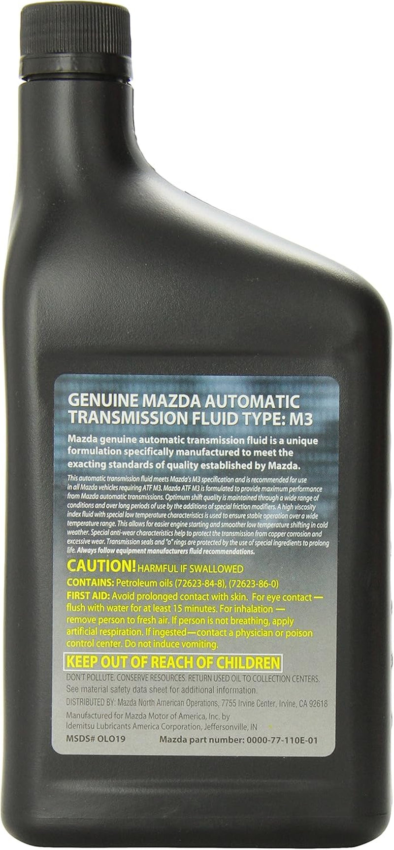 Genuine  Accessories (0000-77-110E-01) M3 Automatic Transmission Fluid - 1 Quart