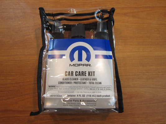 Car Care Kit Including Glass Leather & Vinyl & All Purpose Cleaners OEM