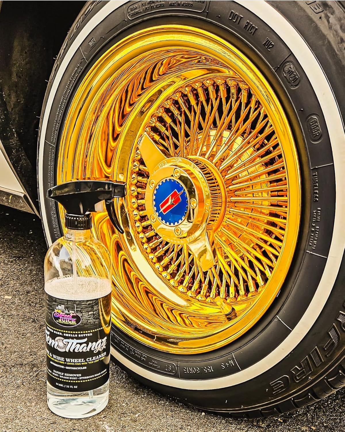 Them Thangz  - Street Juice Products 32Oz Chrome & Wire Wheel Cleaner