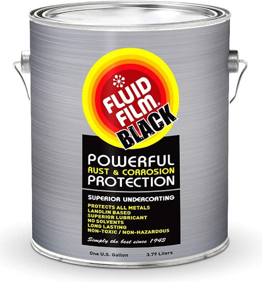 Black Non-Aerosol, Long Lasting Corrosion, Penetrant & Lubricant, Anti-Rust Coating, Protects All Metals in Marine and Undercoating in Automotive & Snow-Handling Vehicles, 1 Gallon