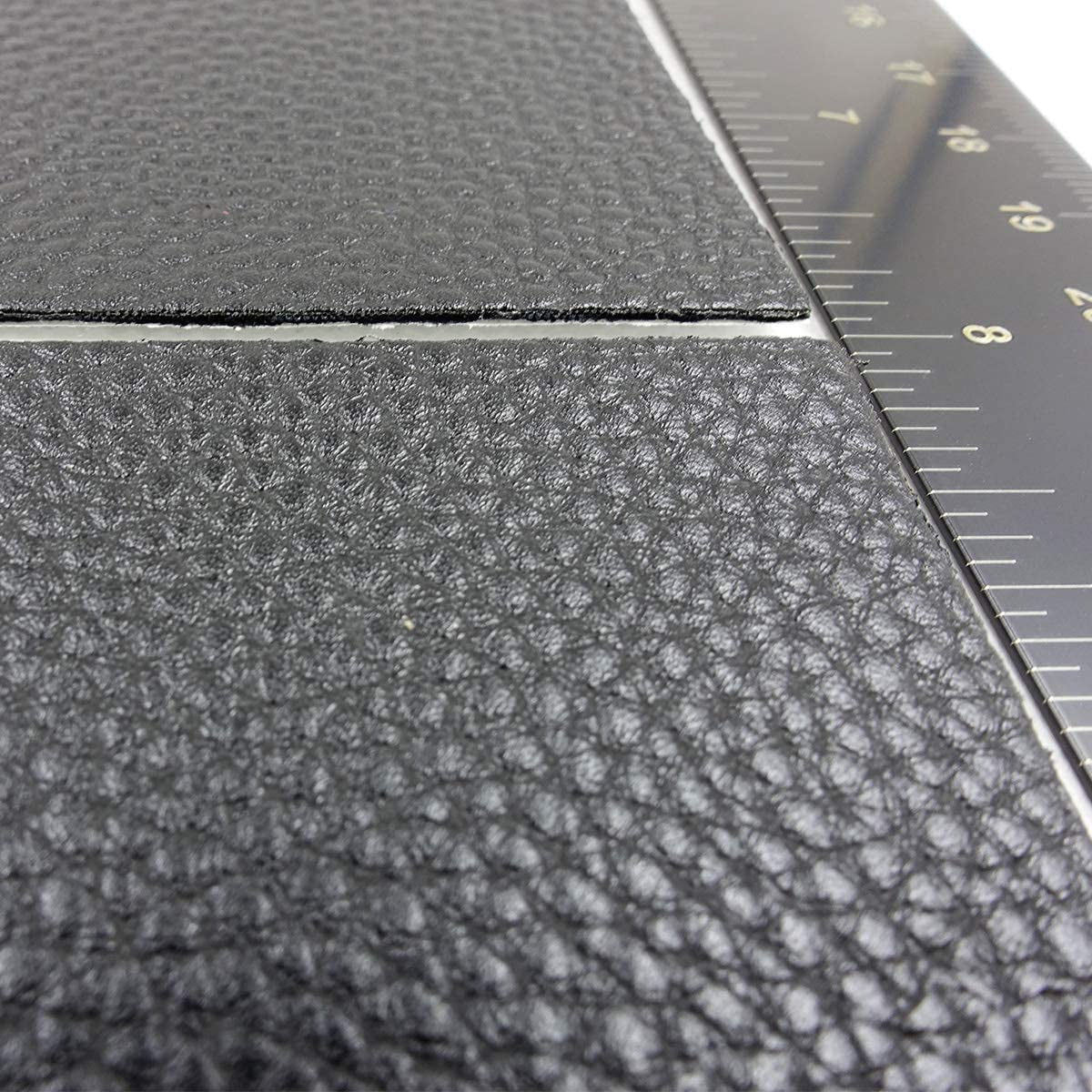 Leather Repair Kits for Couches and Cars, Leather Repair Patches Super-Thin Vinyl Repair Kit 2 PCS Black