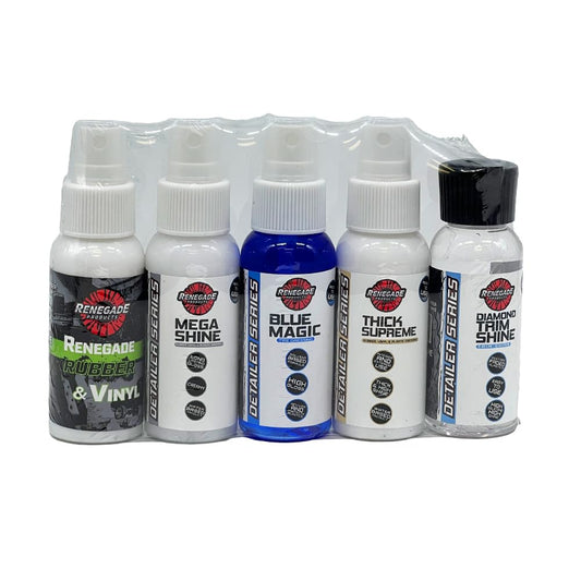 Sample Packs Cleaners, Degreasers & Metal Polishes | Ideal Trial Kit for Superior Care | Liquid & Polishing Compound Options (Sample, Default, Dressing)