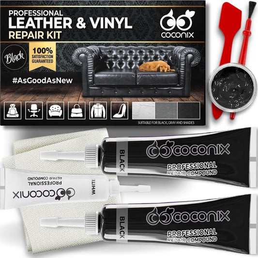 Leather Care PRO Professional Black Leather & Vinyl Repair Kit
