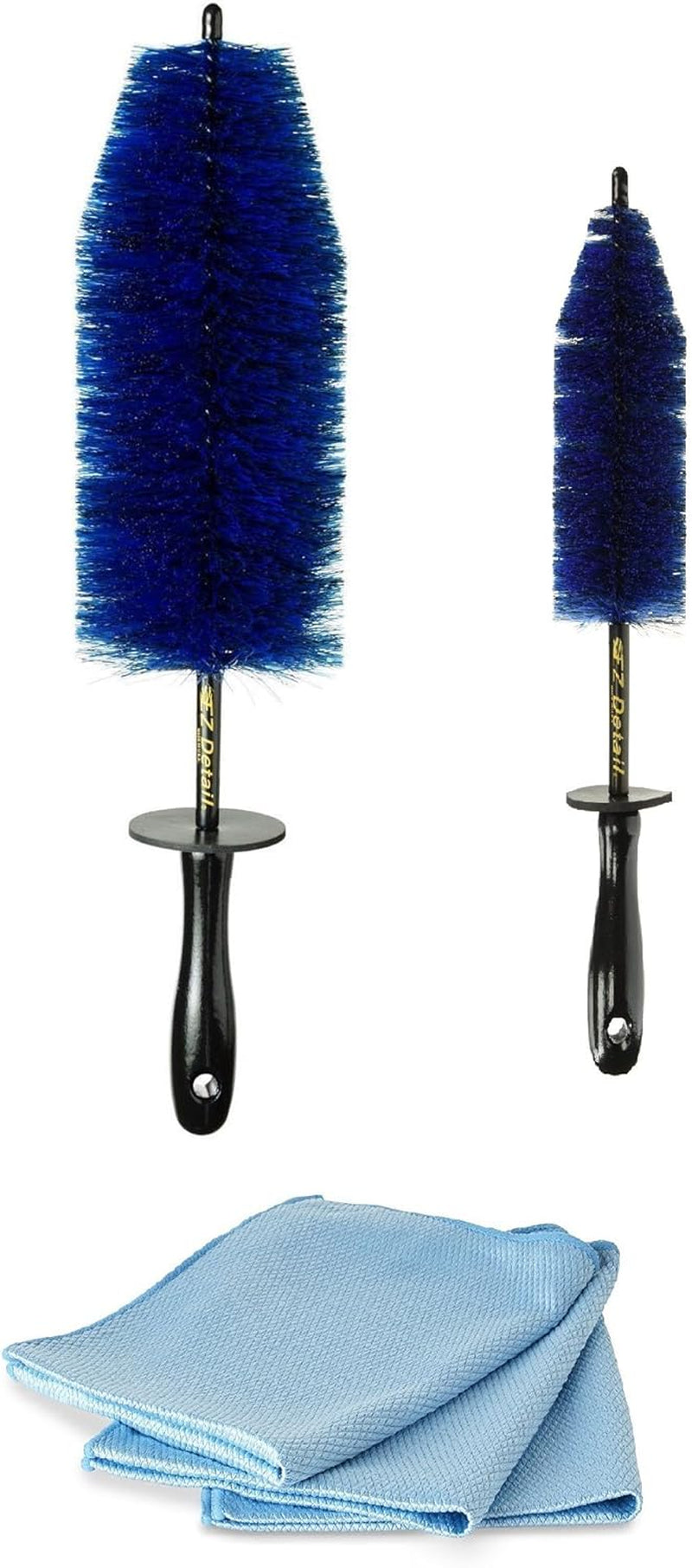 Wheel Brush Kit with EZ Detail and Chrome Polishing Towels