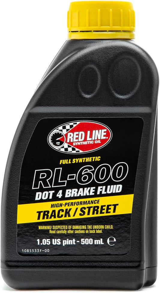 90404 RL-600 High Performance Track/Street DOT 4 Brake Fluid - 500 Milliliter