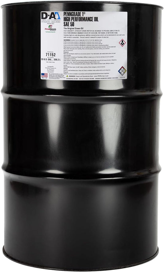 , 71152, Monograde High Performance Oil SAE 50, 55 Gallon Drum