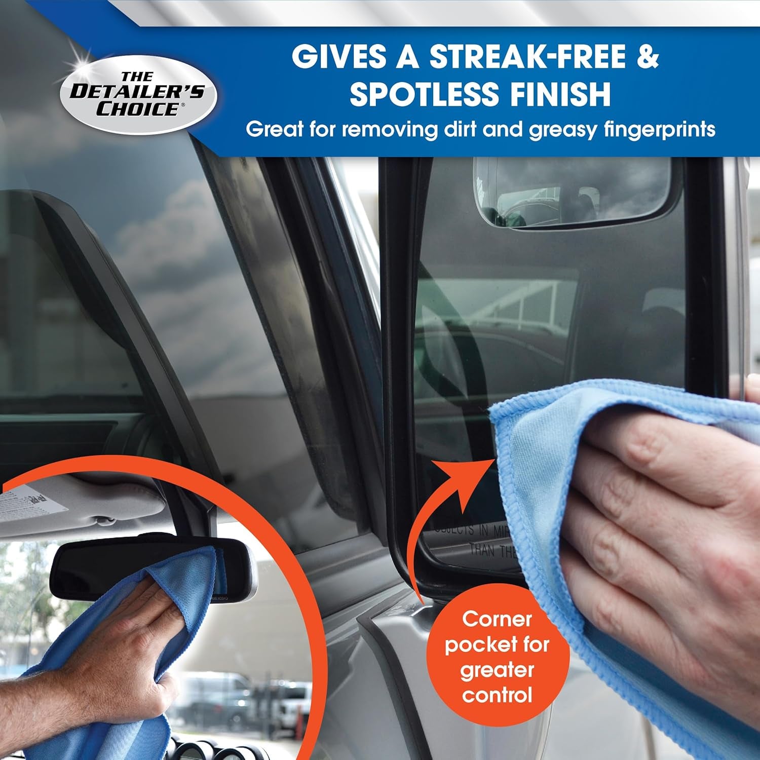 FEK40006 9Pcs Car Cleaning Kit, Includes 1Pc Handheld Vacuum, 1Pc Car Cleaning Gel, 7Pc the Detailer'S Choice Microfiber Towels for Interior and Exterior Detail Cleaning
