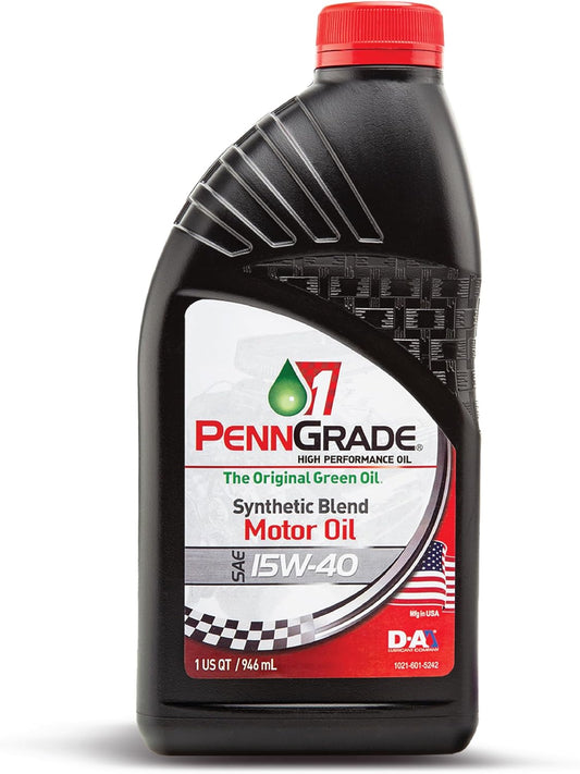, 71586, Synthetic Blend High Performance Oil SAE 15W-40, 1 Quart (12 Pack)